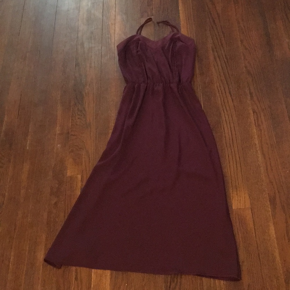 Maroon dress